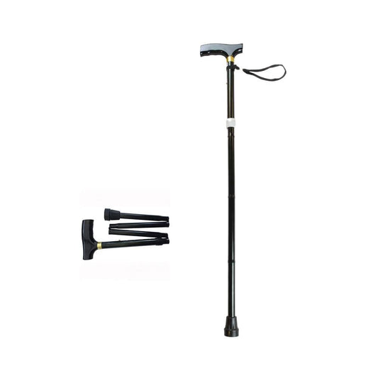 Days Folding Walking Stick - Black